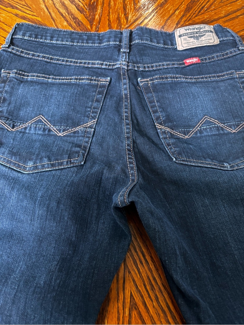 Wrangler Premium Quality Slim Straight DenimJeans 30x30 DarkWash Comfort Stretch